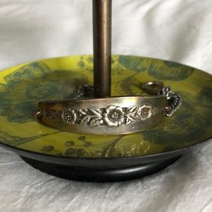 Vintage Aged Silver Spoon Bracelet